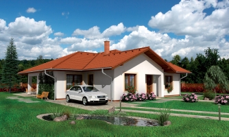 Casa de poca altura.